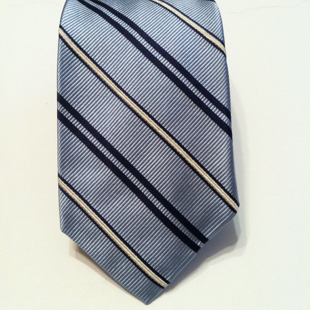 ROBERT TALBOTT BEST OF CLASS FOR NORDSTROM MENS NEW BLUE SILK TIE  WIDTH: 3 1/2"